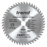 Trend CSB/18548 Craft Saw Blade 185mm X 48t X 20mm (Fits Erbauer ERB690CSW) £20.77